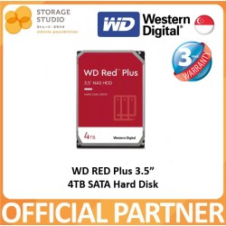 WD Red Plus 4TB NAS 3.5" HDD Hard Disk